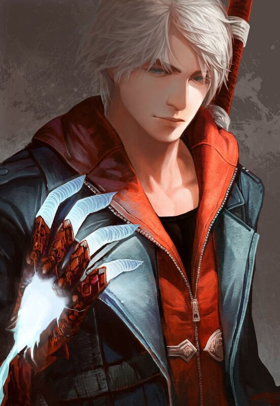 White-haired Man with Claw