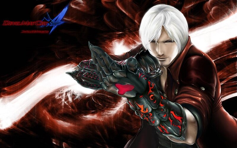 White-haired Man with Gauntlet