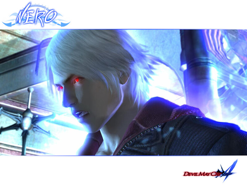 White-haired Man with Red Eyes