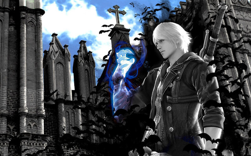 White-haired Man with Weapon