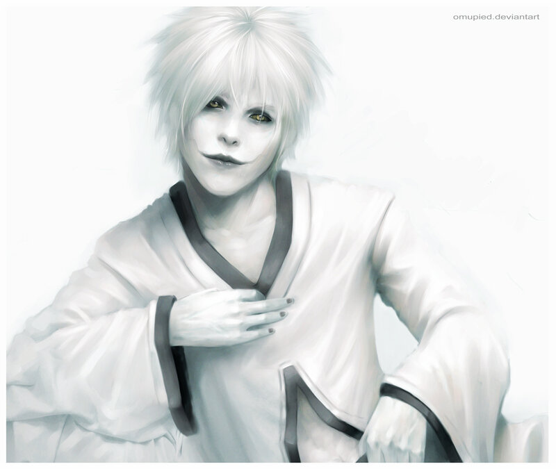White-haired Person in Robe