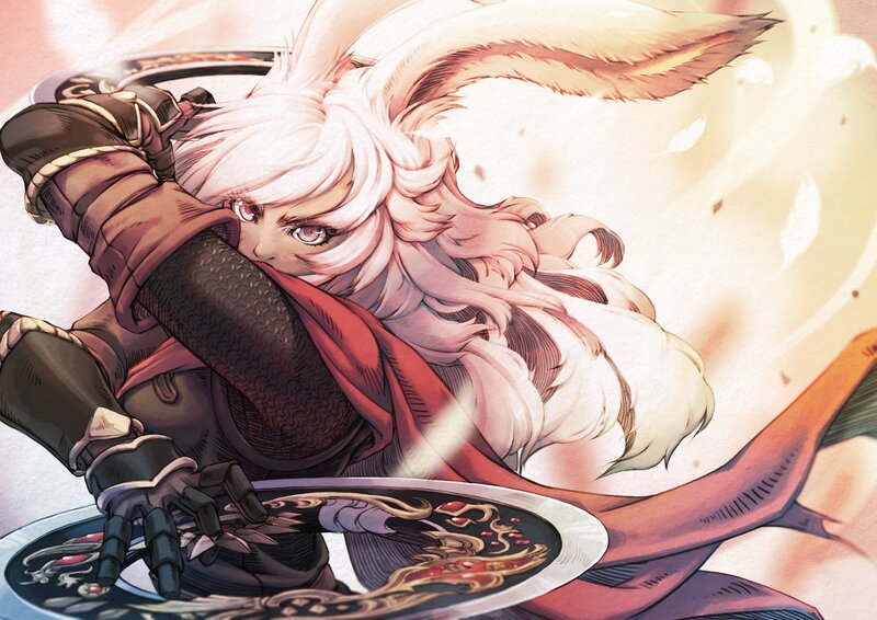 White-haired Rabbit-eared Warrior