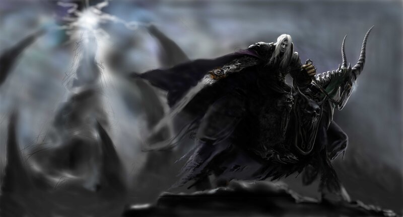White-haired Rider on Demon