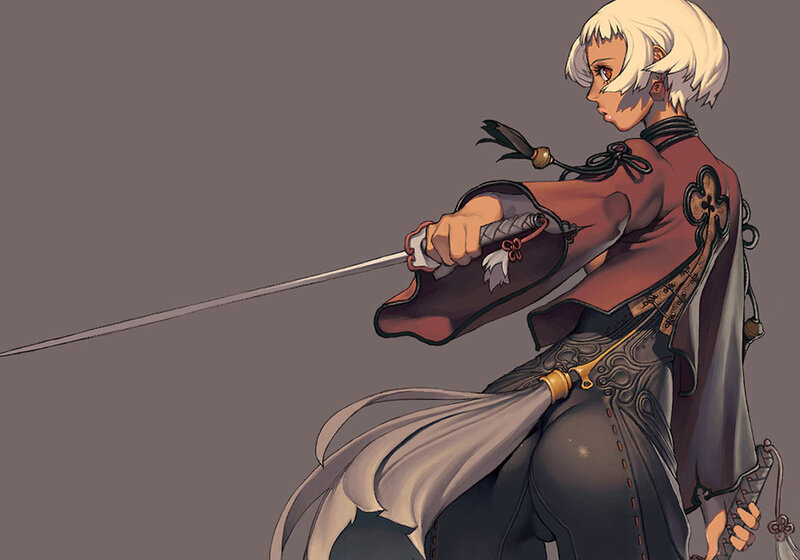 White-haired Swordsman