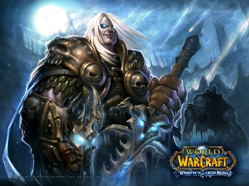 White-haired Warrior — Blue, Dramatic, Night, Digital Art, Skulls