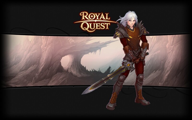 White-haired Warrior — Brown, Dramatic, Digital Art, Sword, Armor