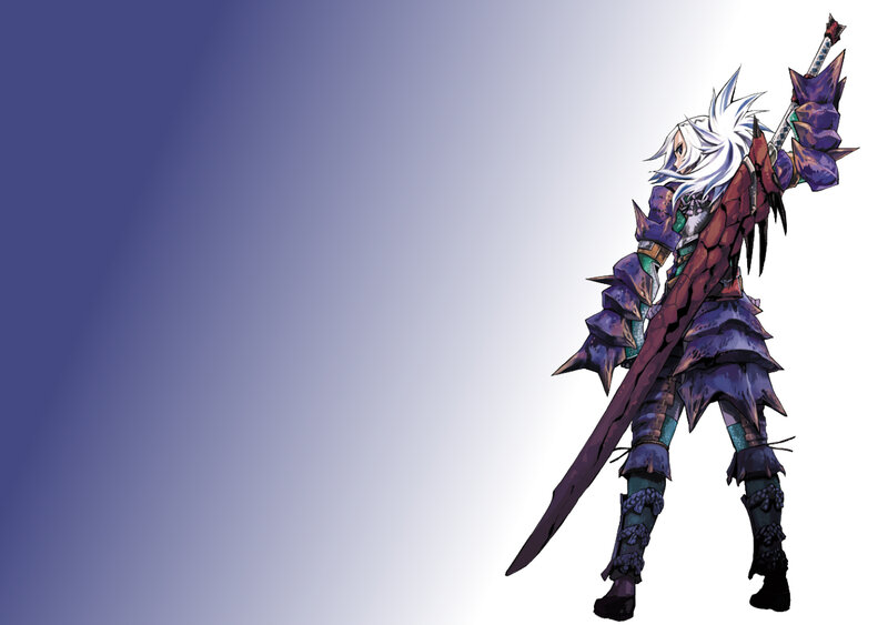 White-haired Warrior — Purple