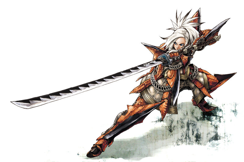 White-haired Warrior — White, Dramatic, Manga
