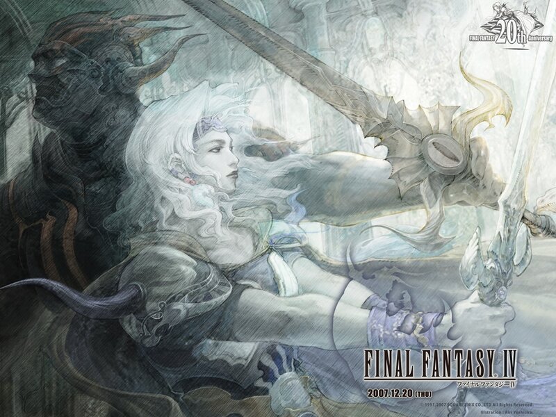 White-haired Warrior with Sword — Gray