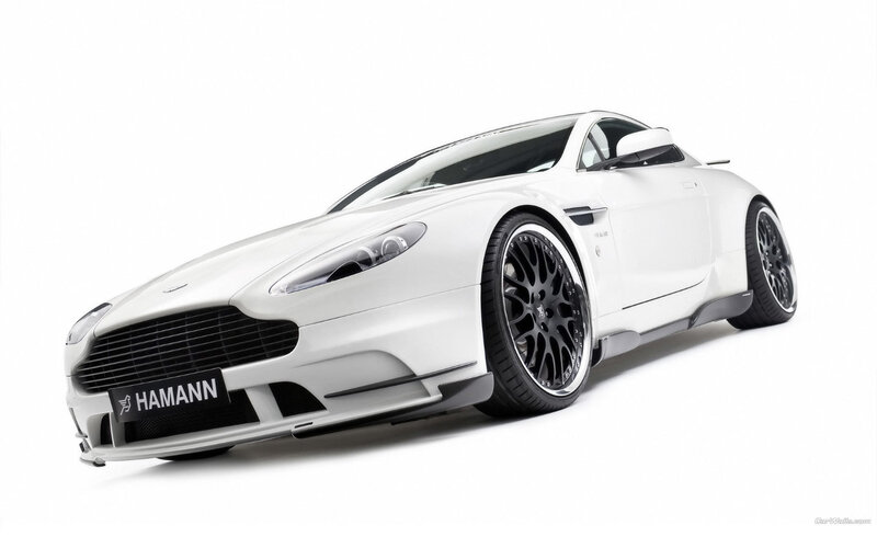 white hamann aston martin
