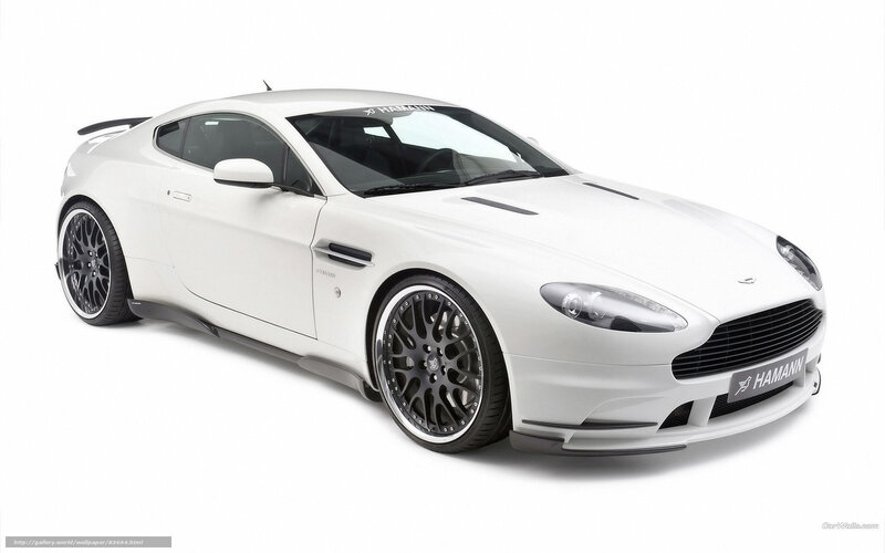 white hamann aston martin