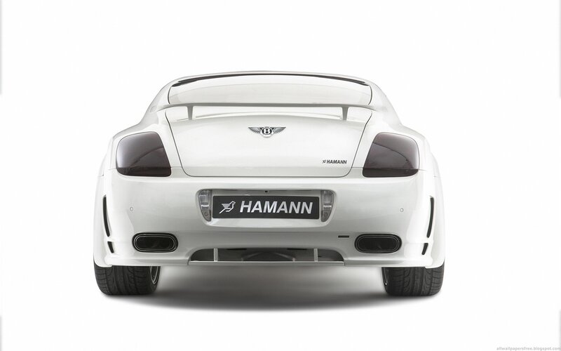 white hamann bentley rear view