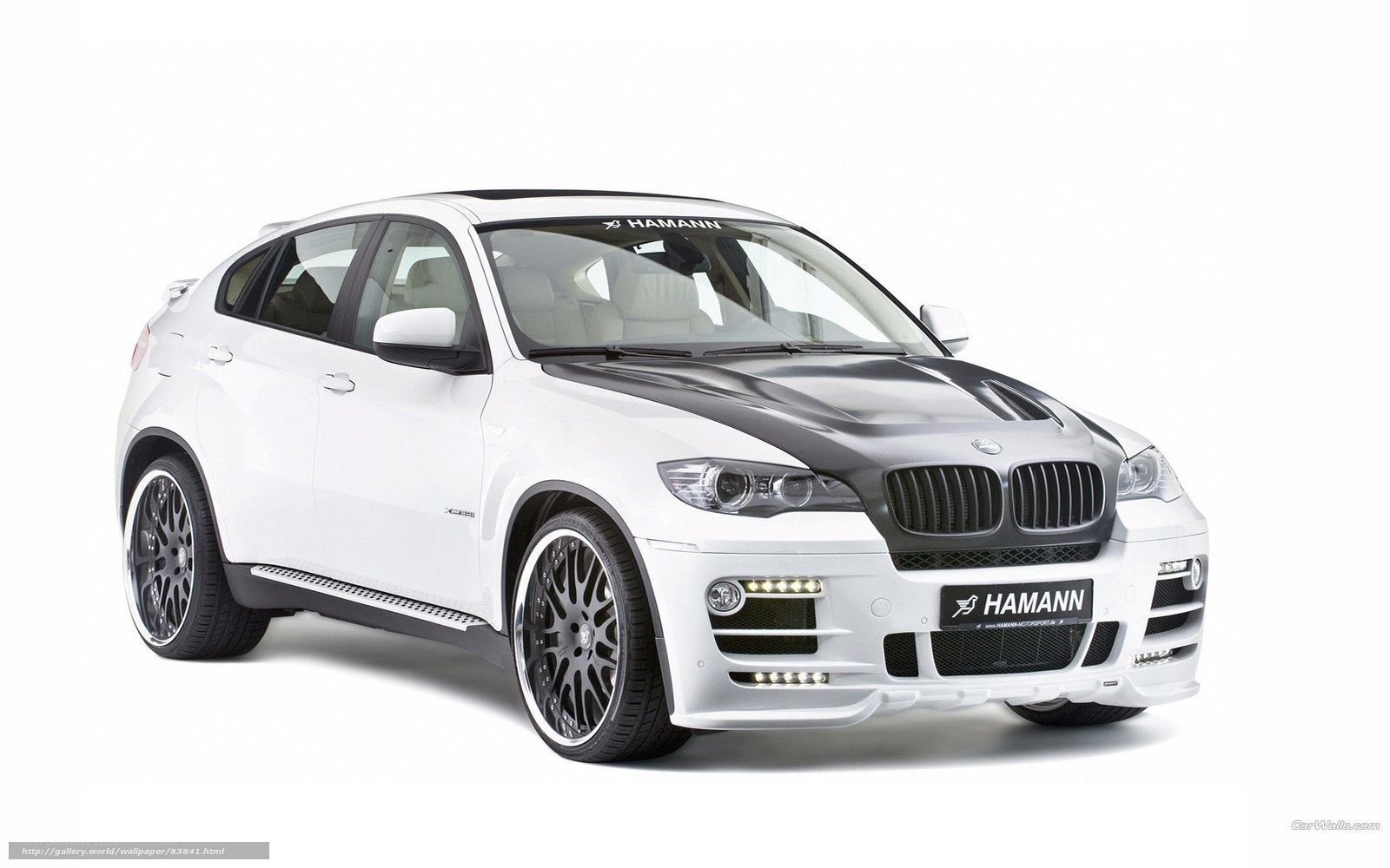 white hamann bmw x6