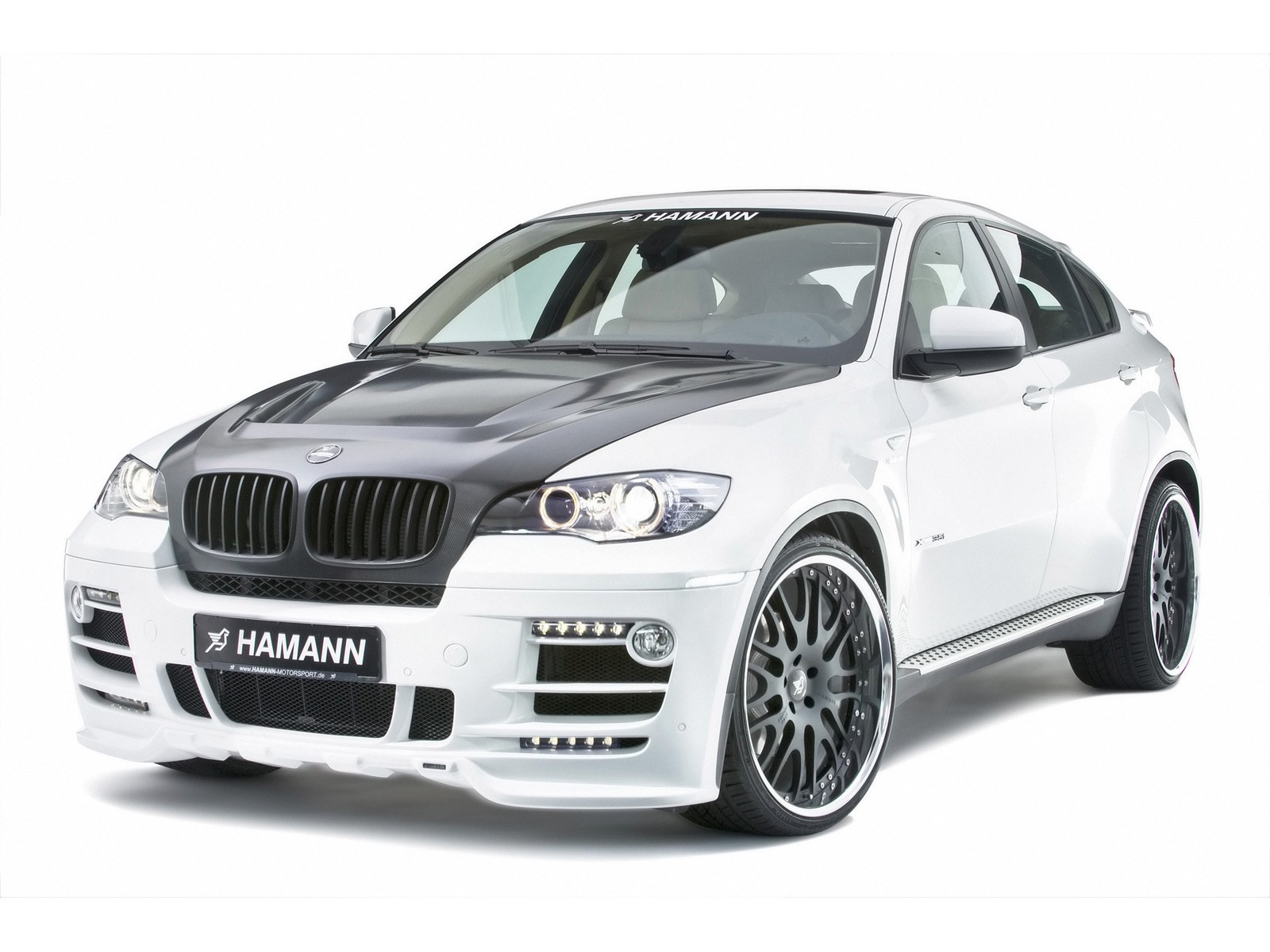 white hamann bmw x6