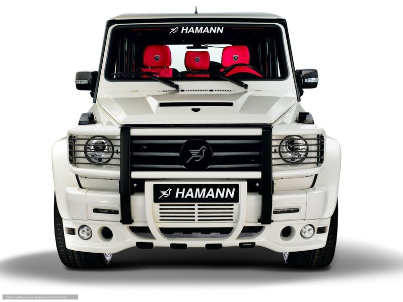 white hamann g-wagon