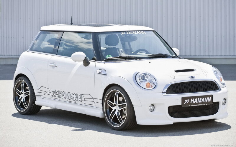 white hamann mini cooper