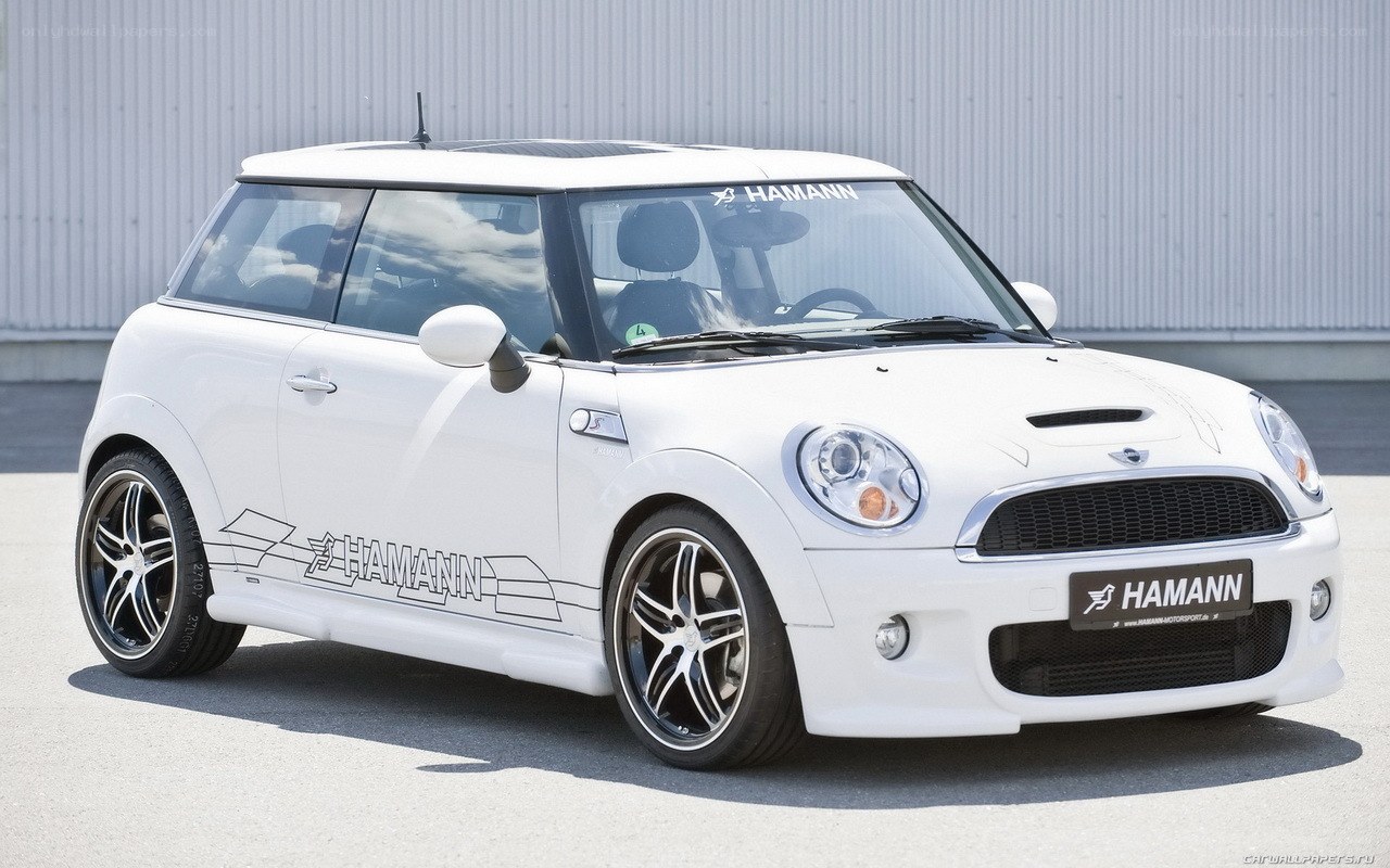 white hamann mini cooper
