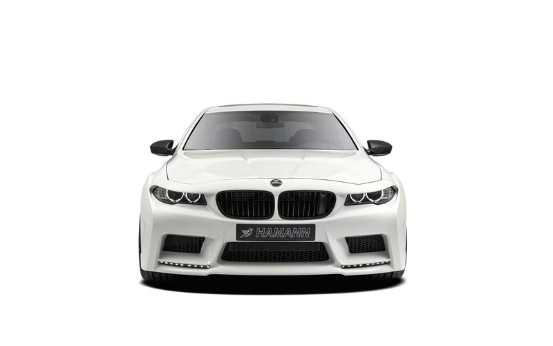 white hamann-modified bmw