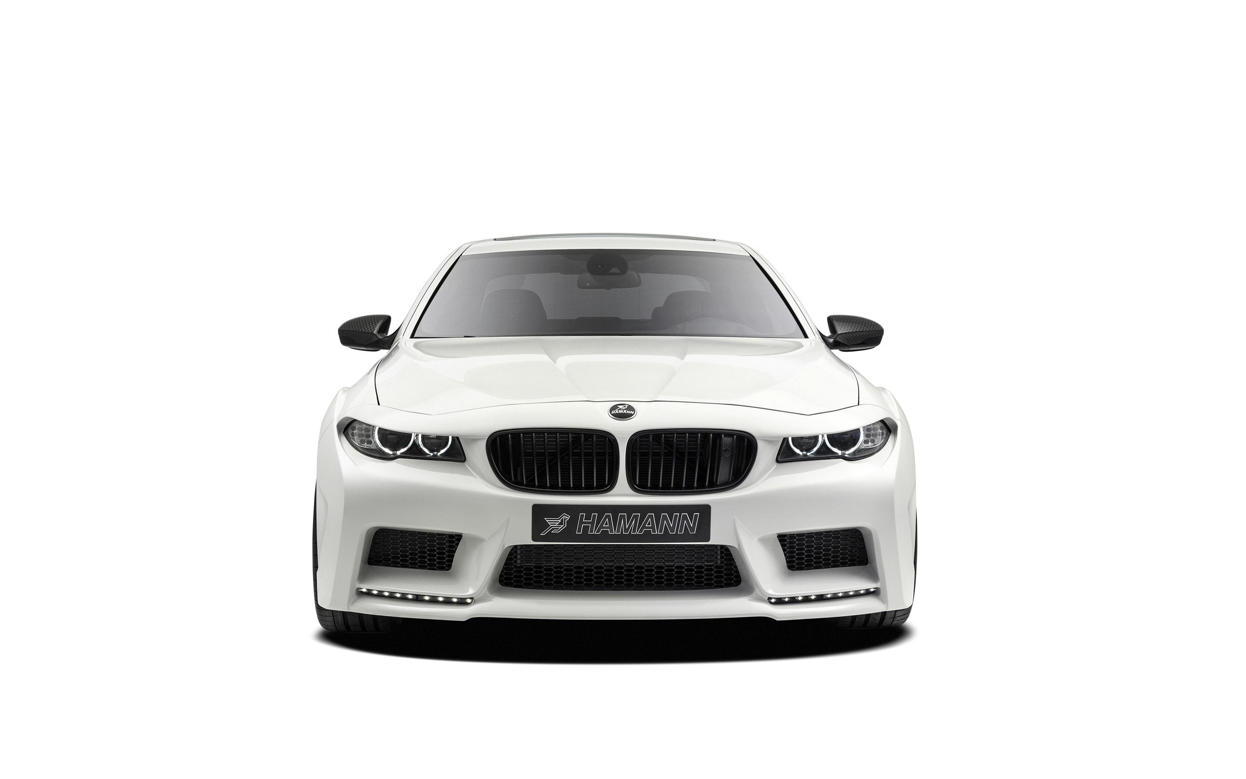 white hamann-modified bmw