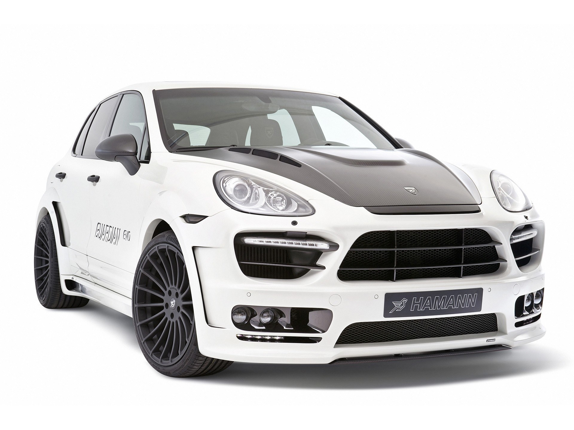 white hamann porsche cayenne