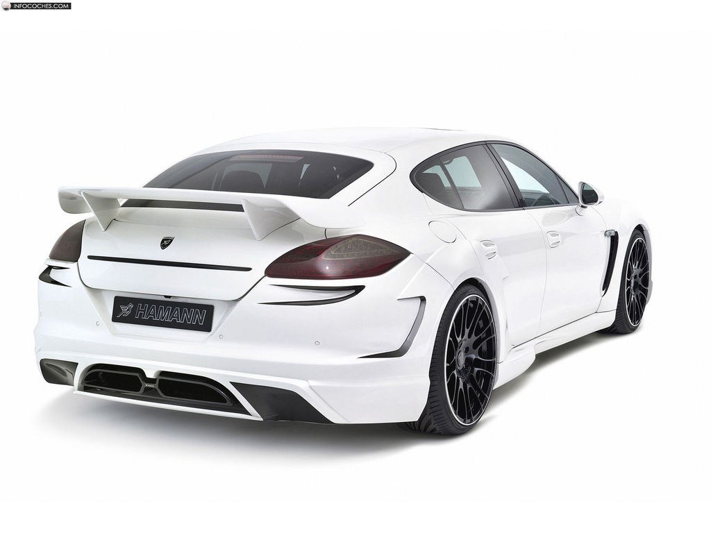 white hamann porsche panamera