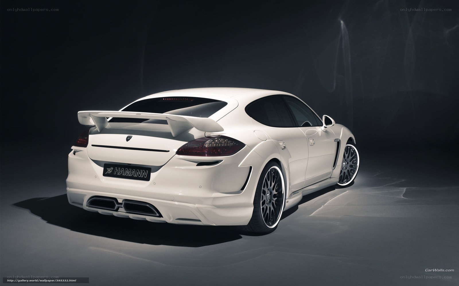 white hamann porsche panamera