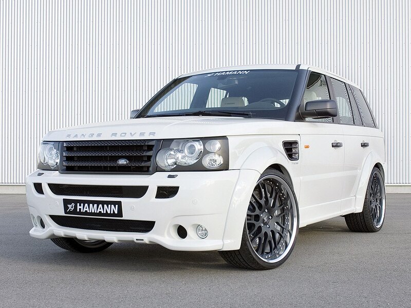 White Hamann Range Rover