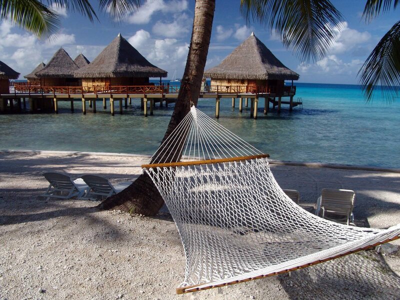 White Hammock on Beach