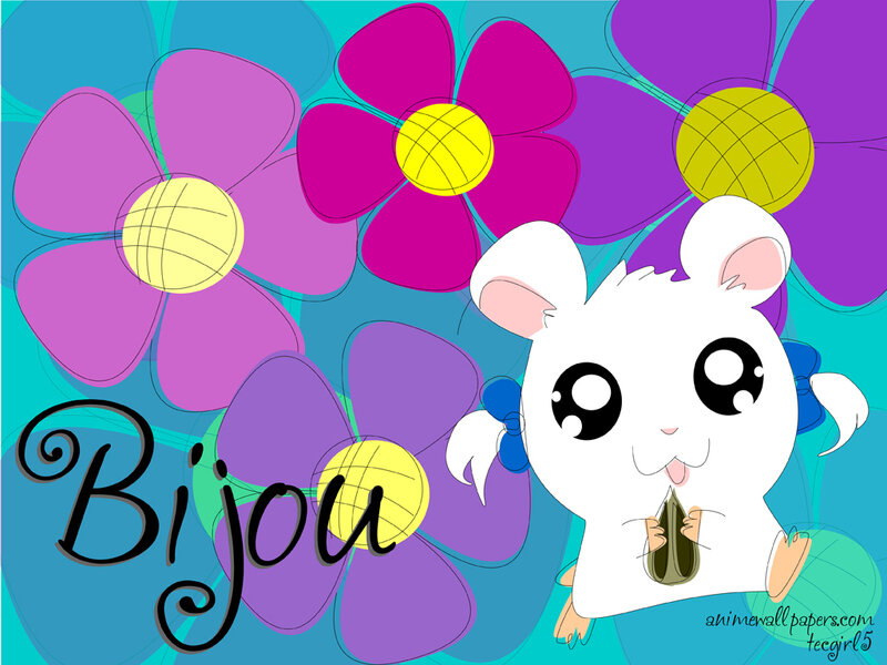 White Hamster Character
