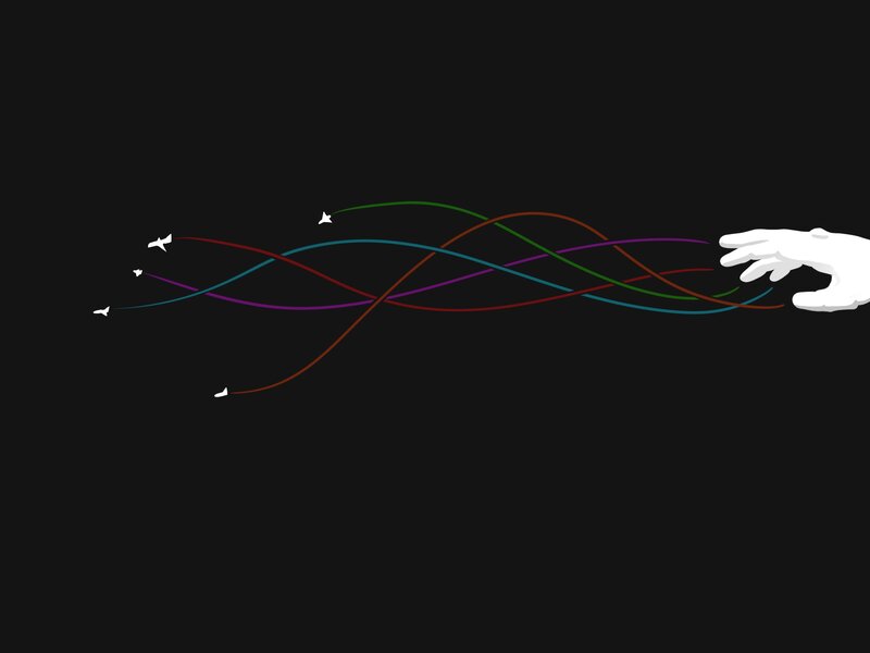 White Hand Releasing Lines