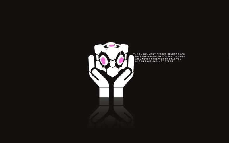 White Hands Holding Cube