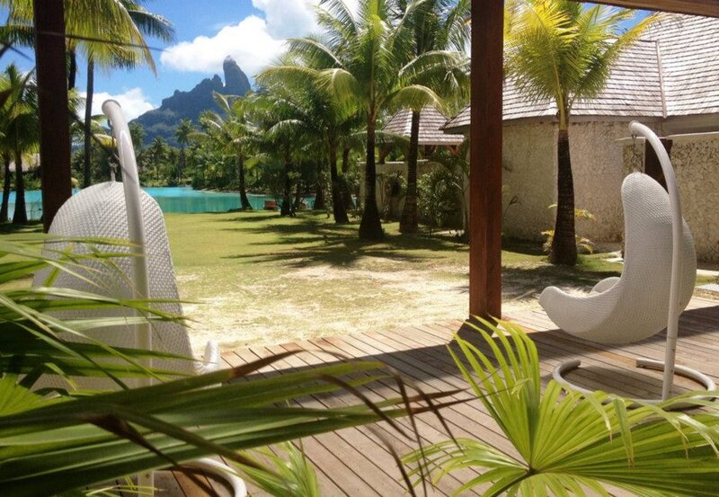 White Hanging Chairs