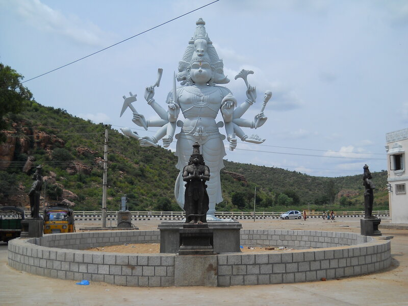 White Hanuman Statue