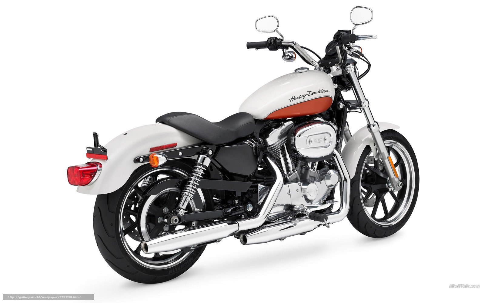 white harley-davidson motorcycle