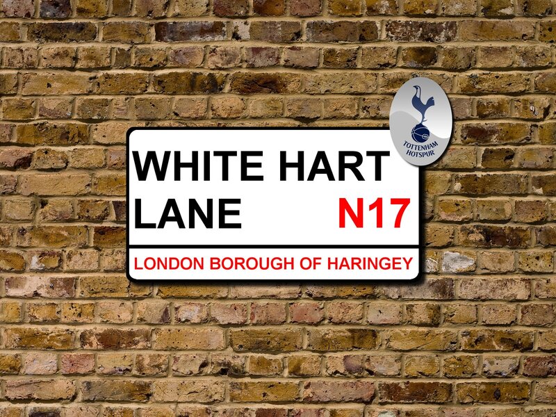 White Hart Lane street sign