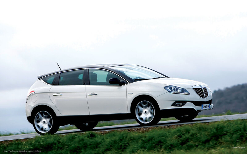 White Hatchback Car — Calm