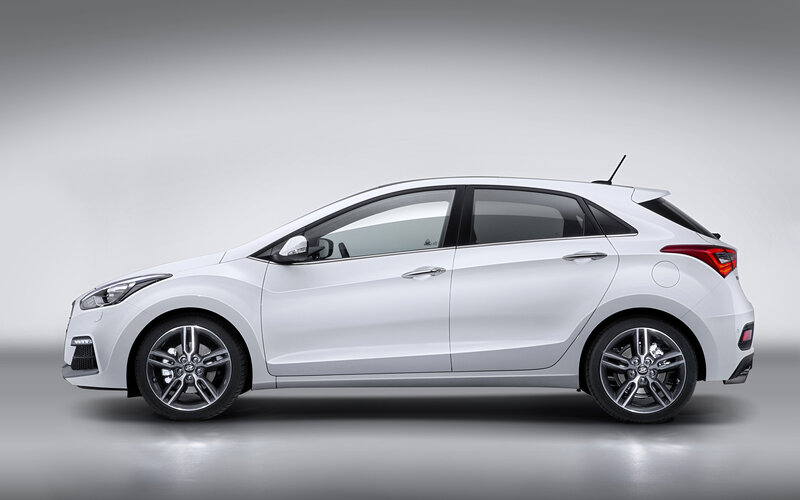 White Hatchback Car — Neutral, Photograph, Wheels