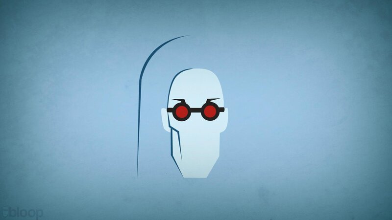 White Head with Red Glasses