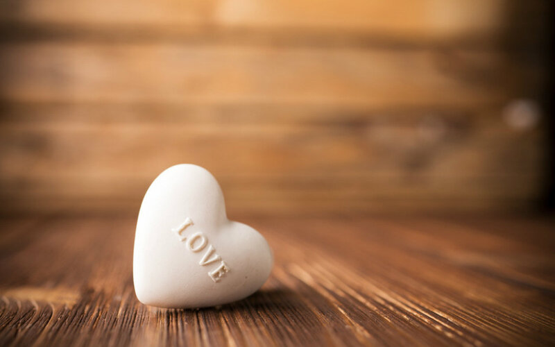 White Heart-shaped Object