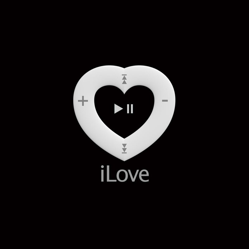 White Heart-shaped Remote