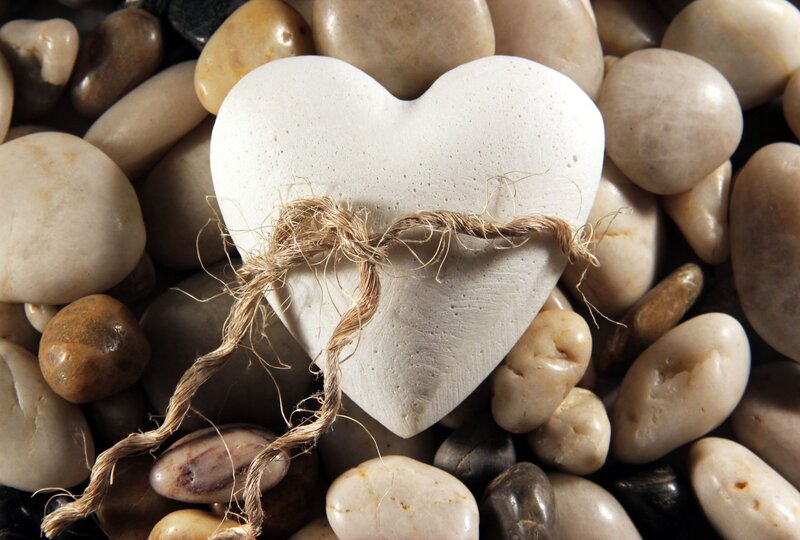 White Heart Stone