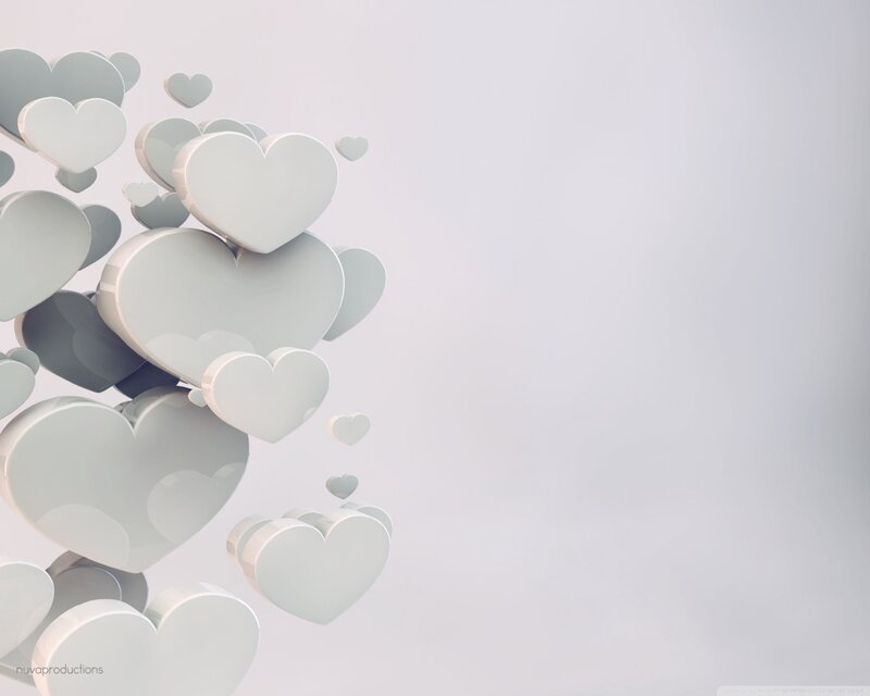 White Hearts Floating — Serene