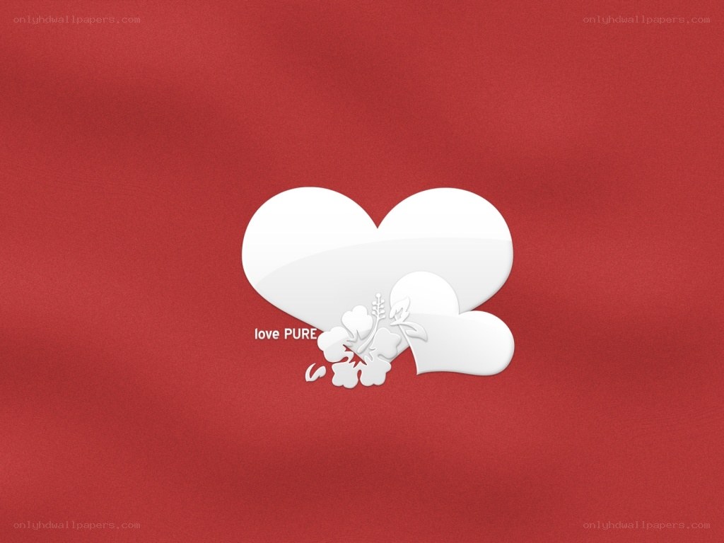 white hearts on red