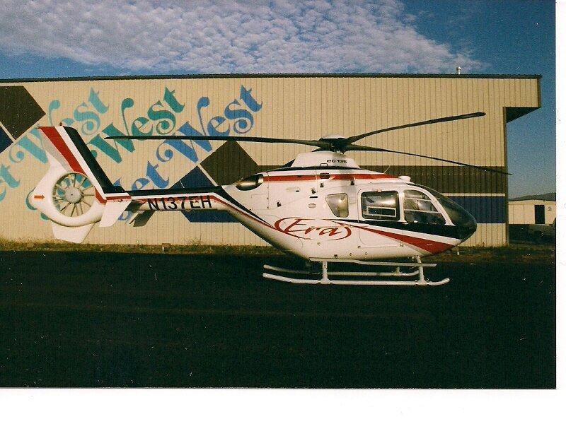 White Helicopter on Tarmac — Neutral