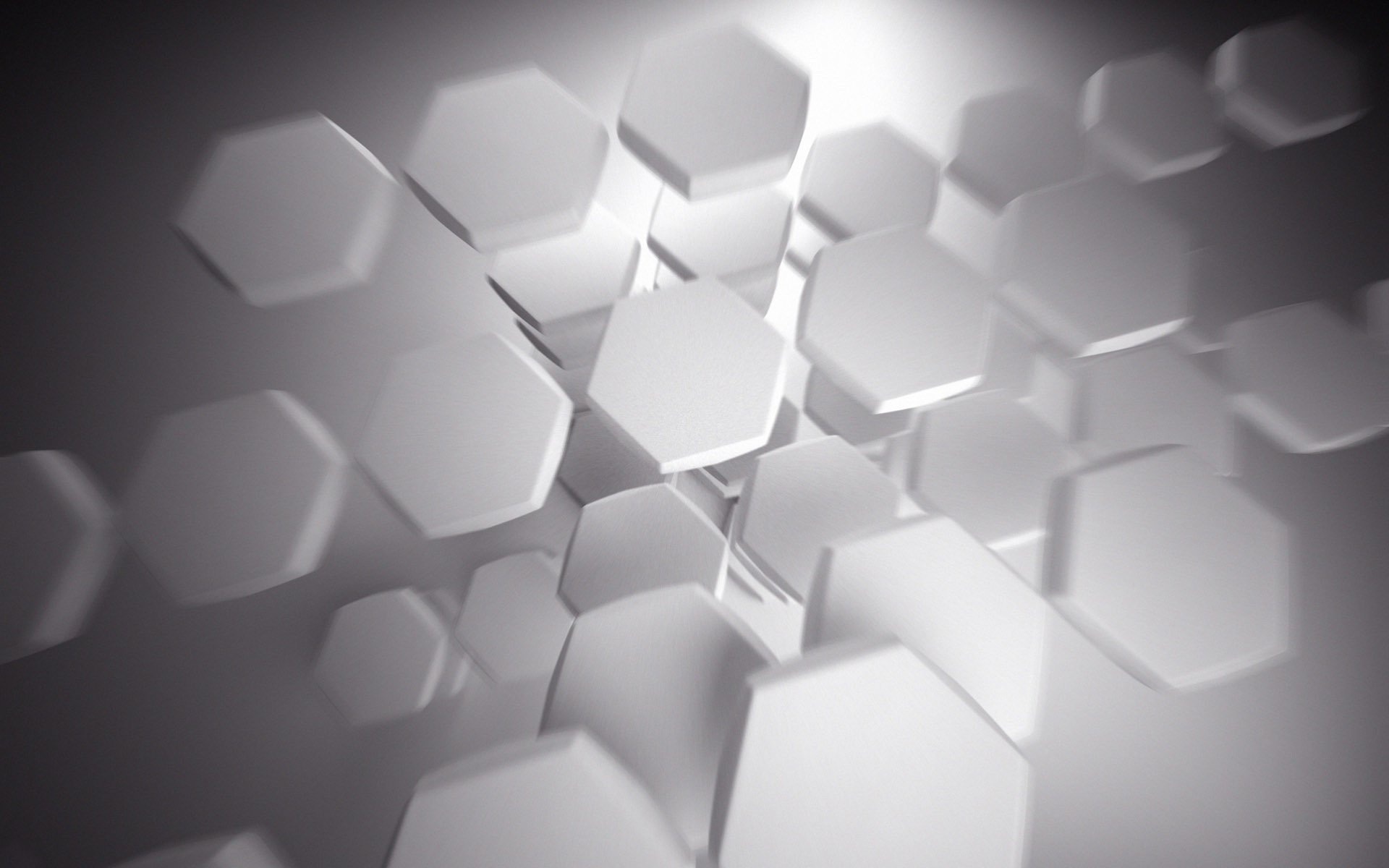 white hexagonal pattern