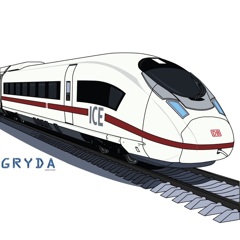 White High-speed Train — Neutral
