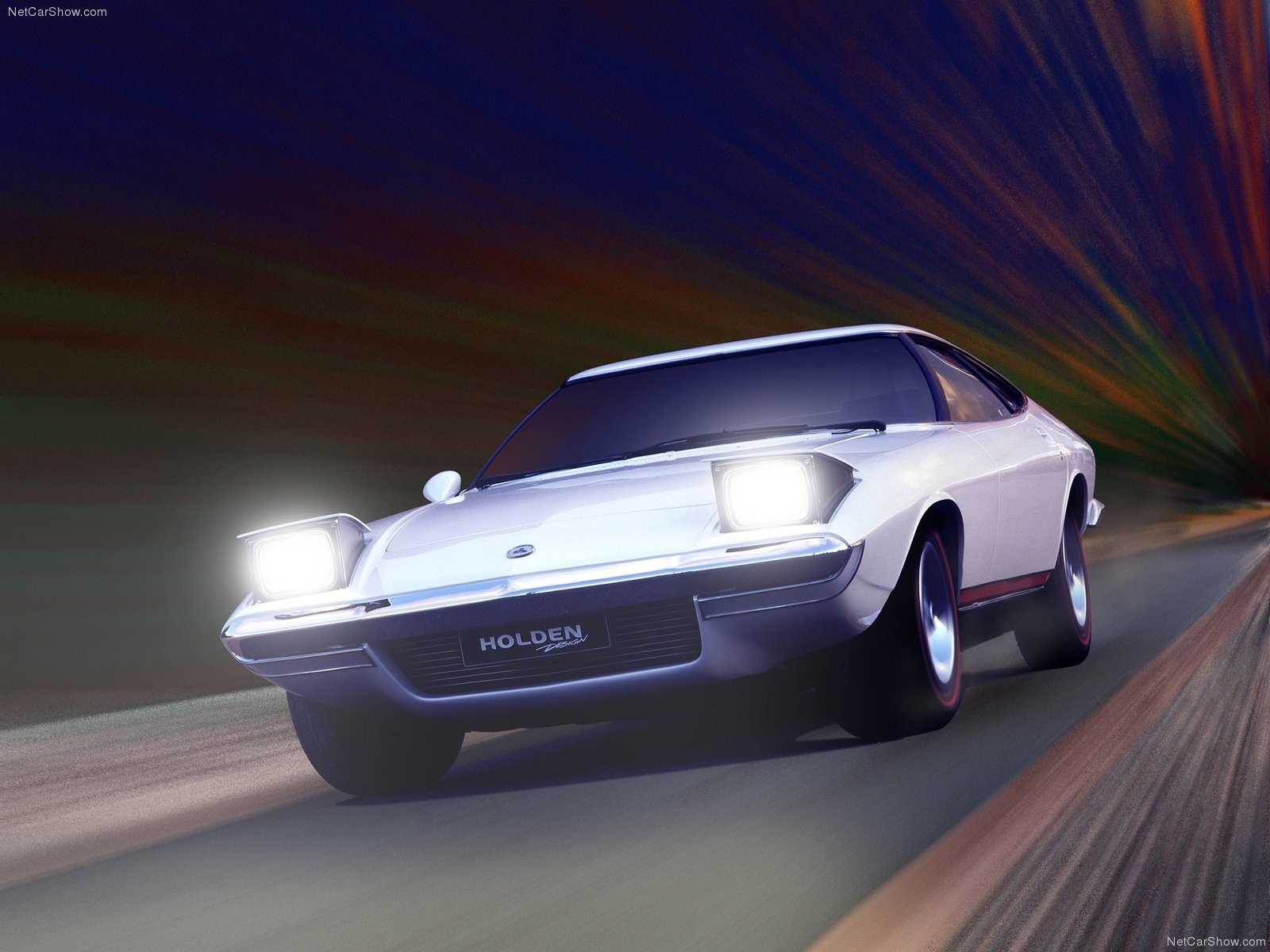 White Holden concept car