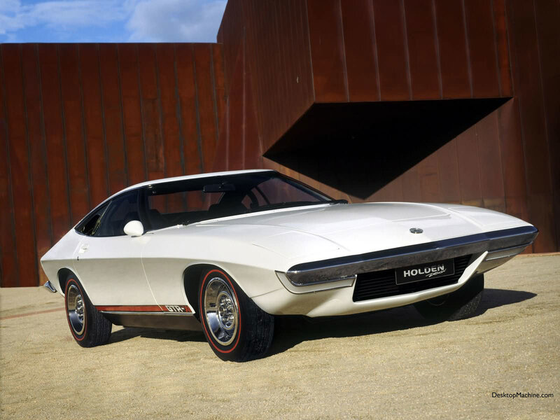 White Holden GTR Concept Car