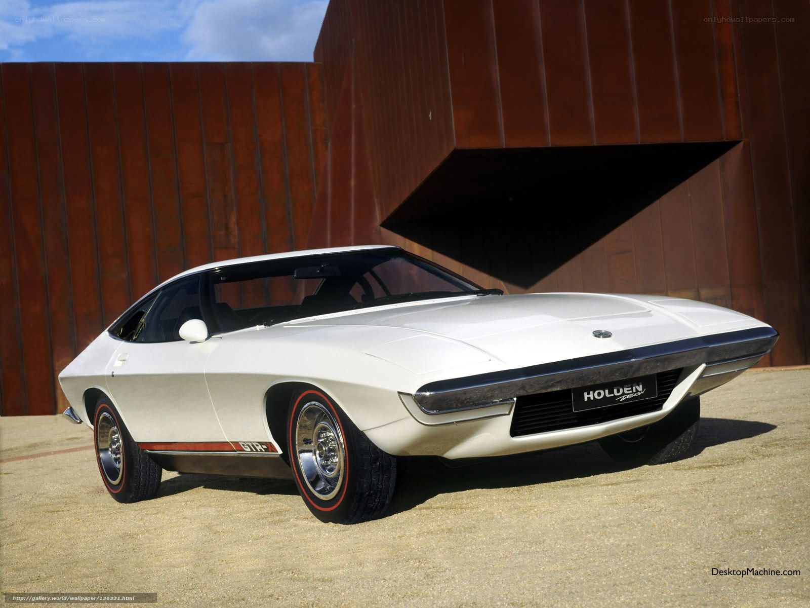 White Holden GTR Concept Car
