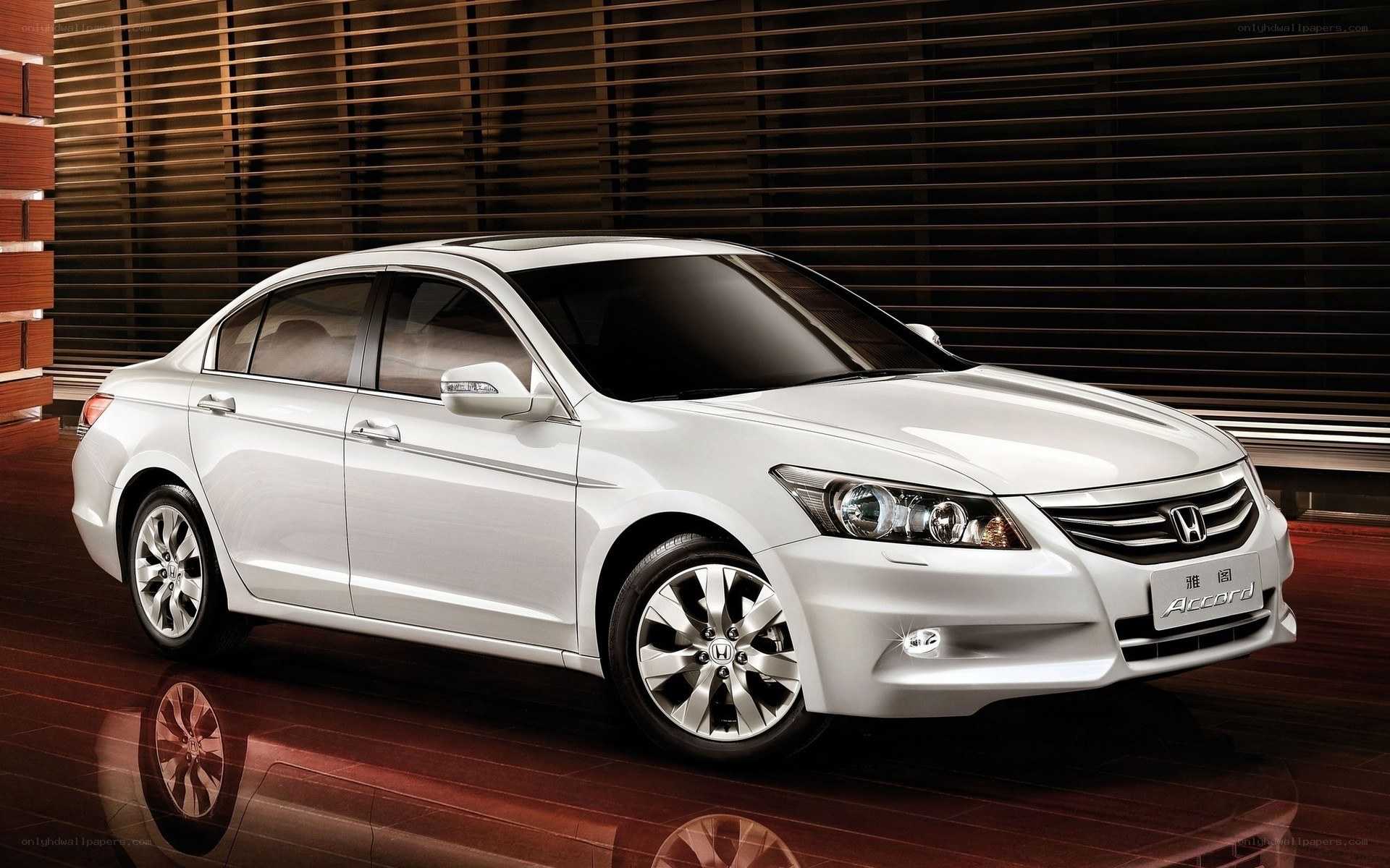 White Honda Accord sedan